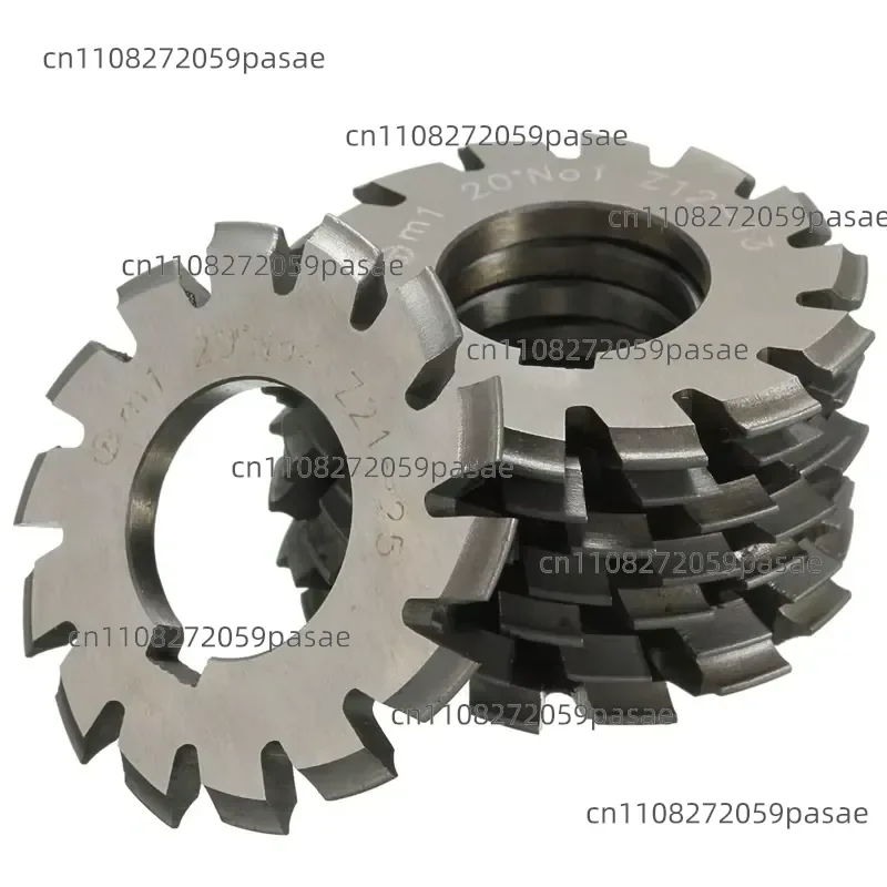 8PCS Set NO.1-NO.8 M1 M2 M3 M4 M5 M6 M2.5 M1.5 PA20 Degree CNC High Speed Steel Module Gear Milling Cutter Involute Gear
