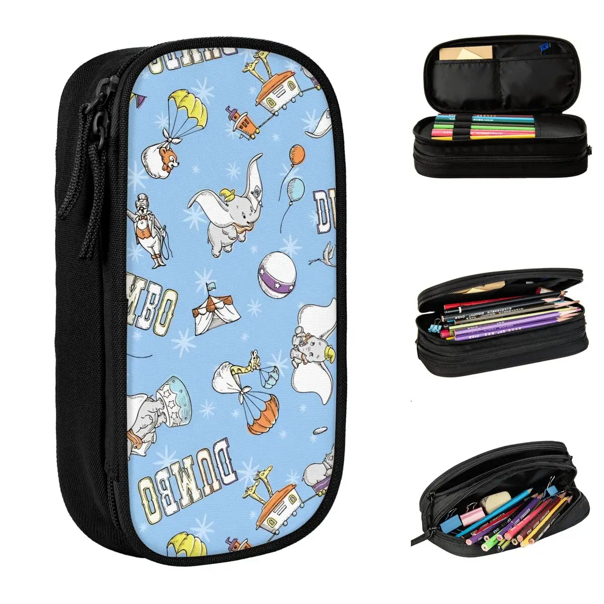 Dumbo Pencil Case Girls Boys Kawaii Pencil Box Graphic Back To School Pencil Cases Supplies Gift Idea