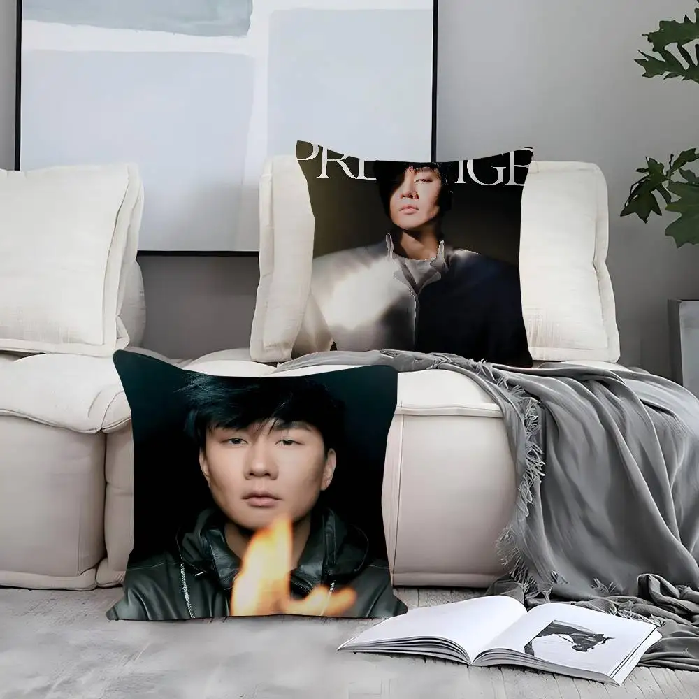 غطاء وسادة J-JJ Lin ANIME غطاء وسادة قابل للإزالة وقابل للغسل - كتان ناعم لجميع المواسم