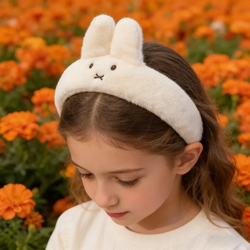 

Горячая мультяшная серия Miffy, милая повязка для волос, креативная изысканная повязка для мытья лица, подарок на день рождения для девочек