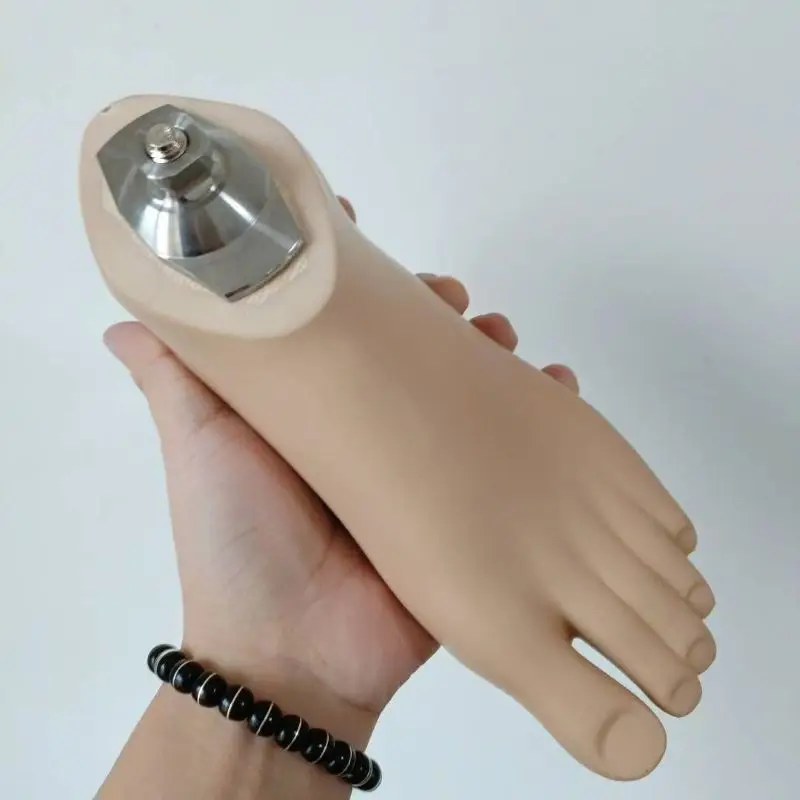 foot-with-adapter-for-prosthetic-leg-components-soft-wear-resistant-polyurethane-artificial-foot-with-adapter-100kg