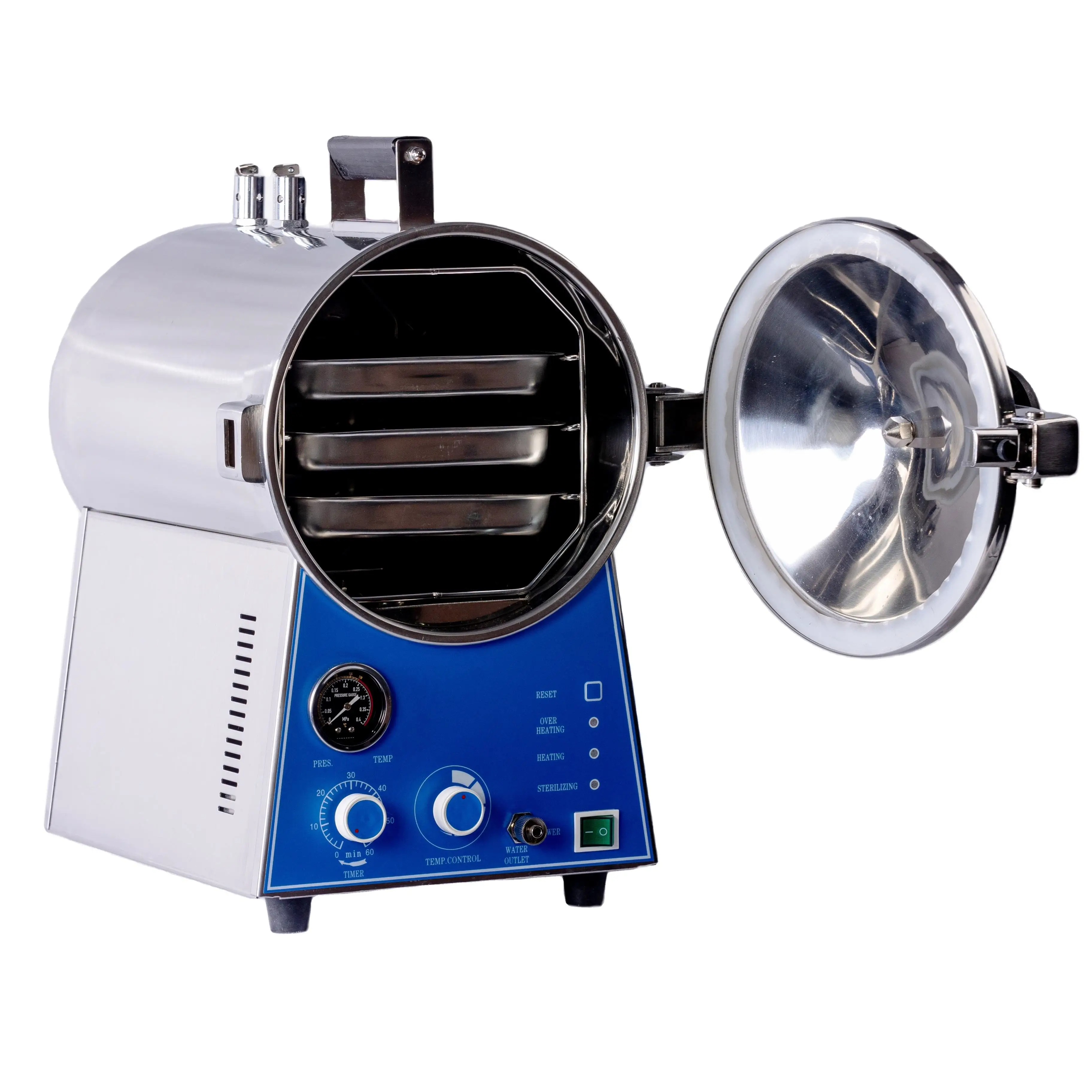 Table Top Steam Sterilizer Sturdy Autoclave 24 Liter Flash Autoclave For Dental Small Clinic