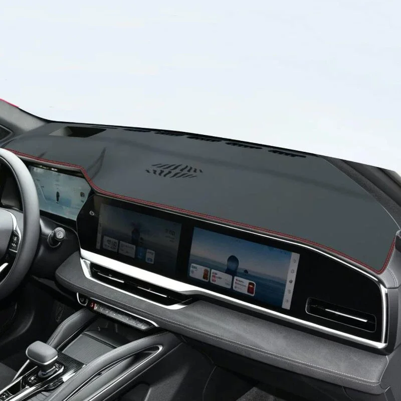 Leather Dashboard Cover Leather Dash Mat Anti-Glare Dashboard Pad For Geely Monjaro‌ Starray L Xingyue L 2021 2022 2023 -2026