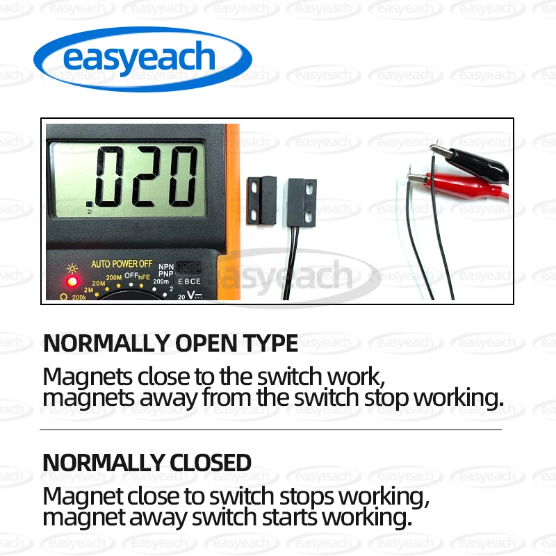 Imagem -04 - Reed Magnetic Control Switch Substituição Normalmente Aberto Fechado Sensor de Indução Proximidade Gps23 no nc Ps3150 23x14 mm 1pc