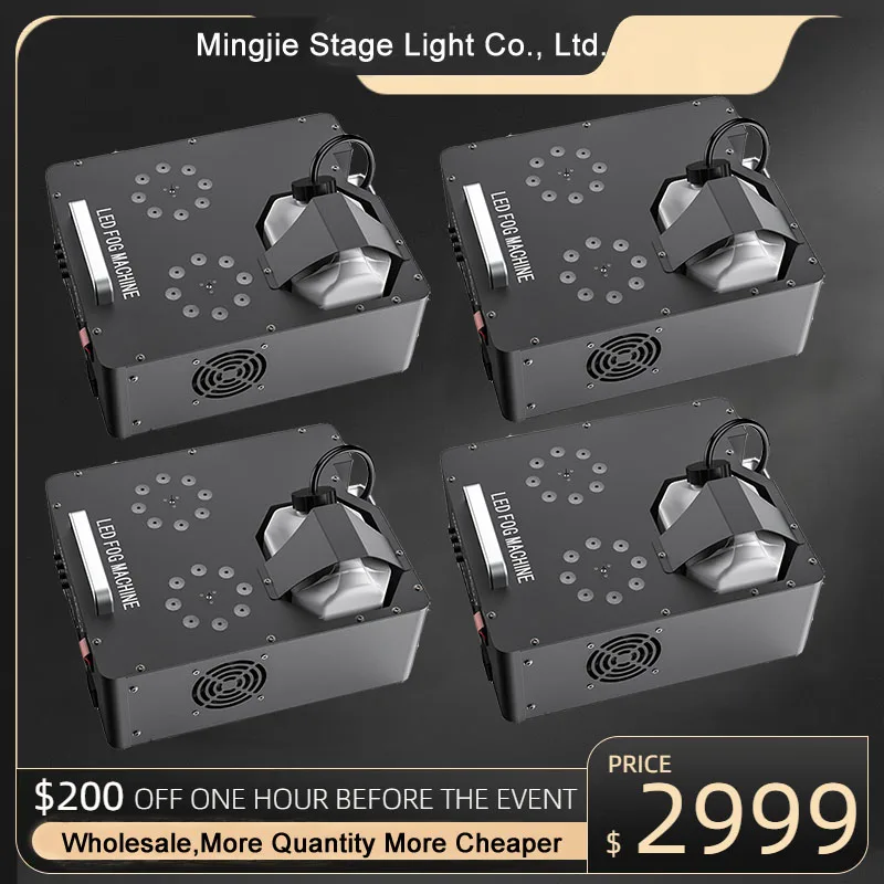 

Оптовая продажа, 2000 Вт, двухтрубные дымовые стробоскопы, мигающие DMX512, RGB светодиодное сценическое освещение, профессиональный DJ-спрей для свадебного концерта