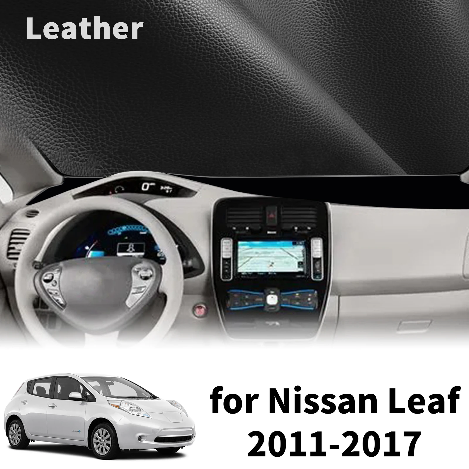 

for Nissan Leaf 2011 2012 2013-2017 High Quality Dashboard Cover Dashmat Sunshade Anti‑UV Protector Dash Mat Pad Accessories