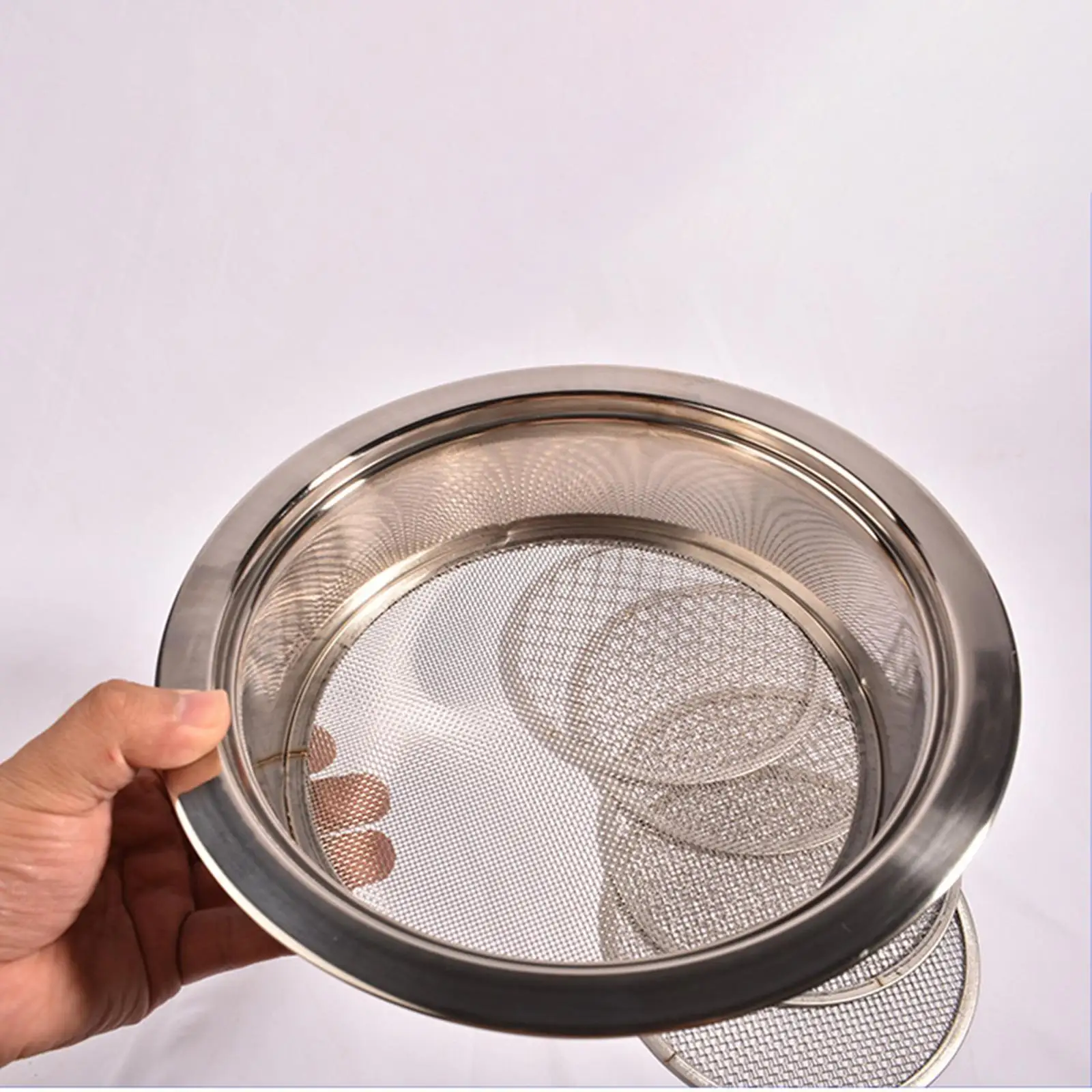 Garden Sieve for Sand Rocks with 5 Interchangeable Mesh Sizes 1,3,6,9,12mm