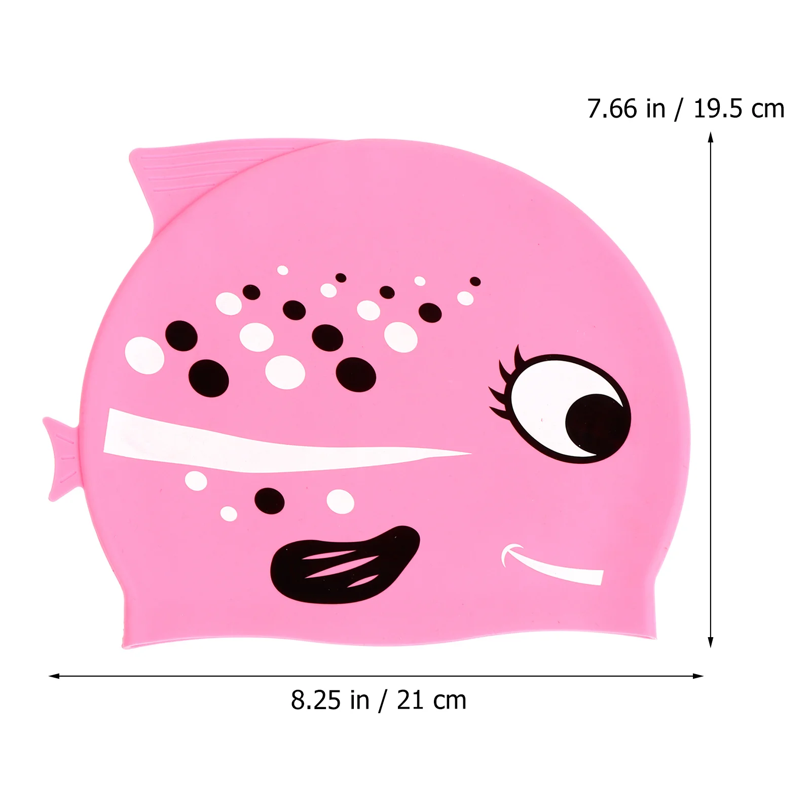 قبعة السباحة سيليكون قبعة السباحة تصميم الأسماك الكرتون قبعة الاستحمام للماء لنشاط حمام السباحة على الشاطئ #6