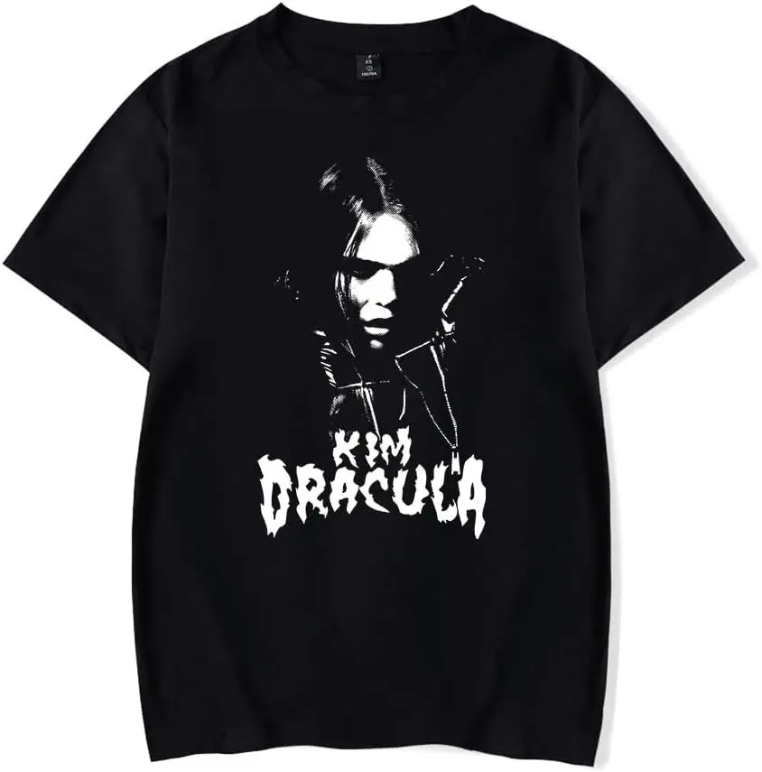 Kim Dracula Merch Tee Men Women Fashion T-Shirt Unisex Boys Girls Casual Short Sleeve Shirts