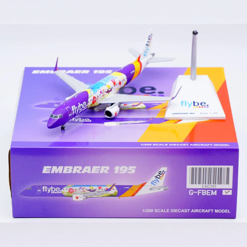 LH2293 Alloy Collectible Plane Gift JC Wings 1:200 Flybe Airlines 