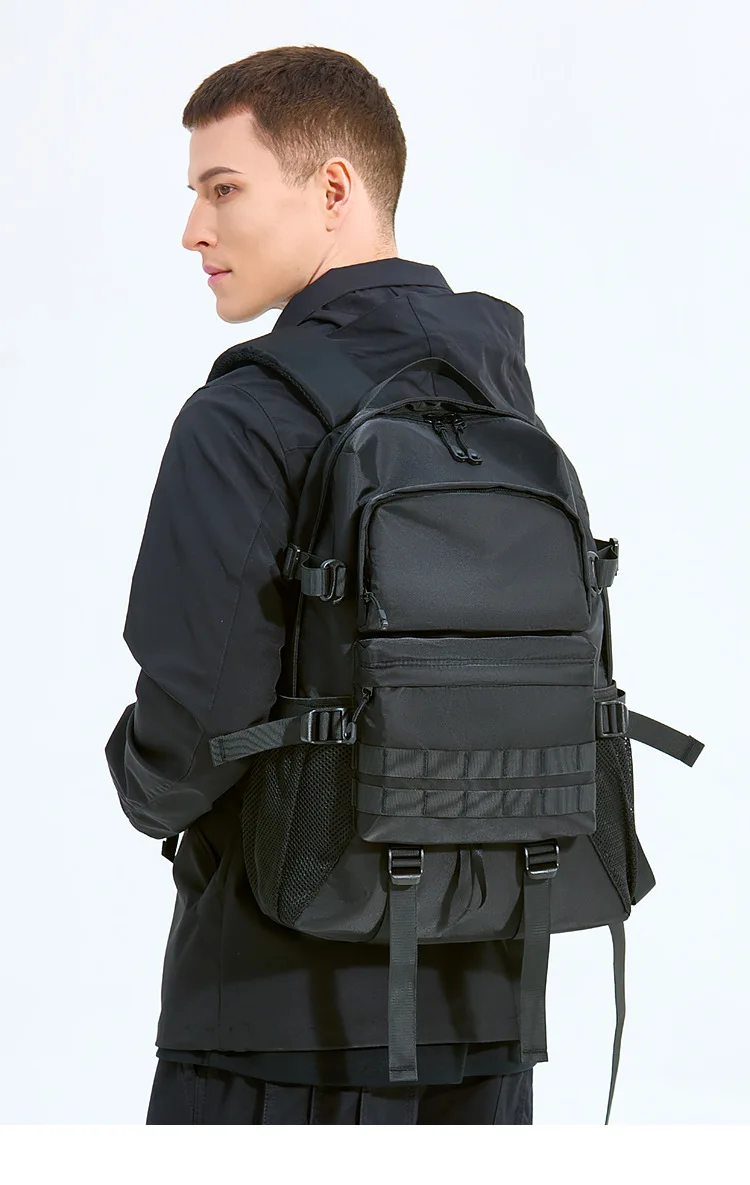 Modischer Rucksack für Herren, große Kapazität, 16-Zoll-Laptoptasche, wasserdicht, für Reisen, Herrenrucksäcke, lässig, Outdoor-Sport, Wanderrucksäcke – Detail 4