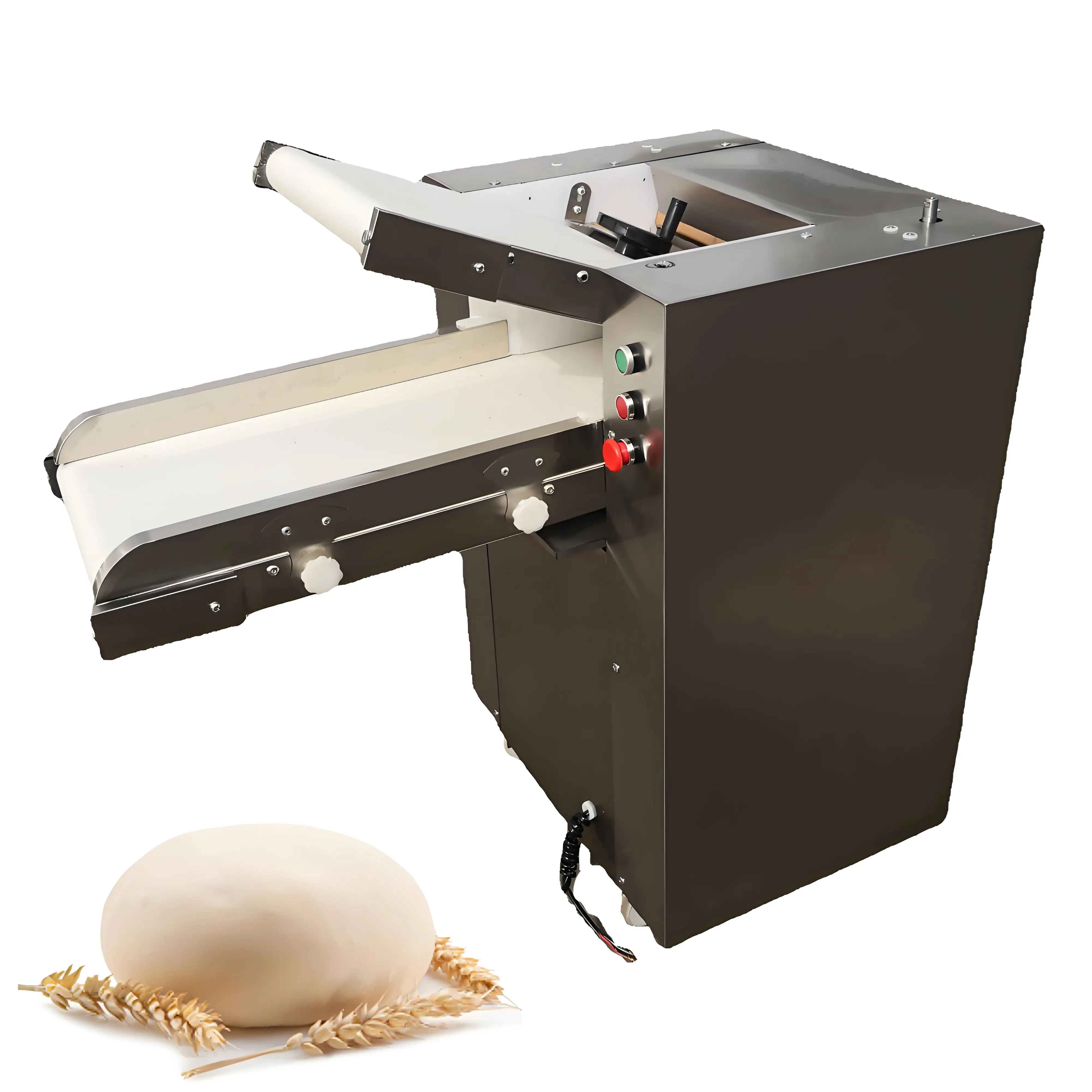 ماكينة ضغط العجين الأكبر المخصصة ماكينة ضغط العجين الأوتوماتيكية الكهربائية الأكثر شعبية ماكينة ضغط العجين التورتيلا في الخلف