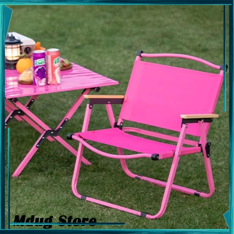 

Pink Patio Beach Chairs Folding Travel Camping Garden Beach Chairs Armchairs Travel Chaise Pliante Plage Outdoor Furniture