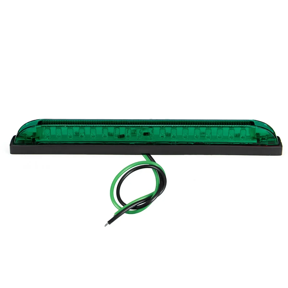 For Truck Trailer Lorry RV Boat 12V/24V 8'' 18 LED Side Marker Light Bar Strip Rear Fog Lamp Waterproof Car Accessories