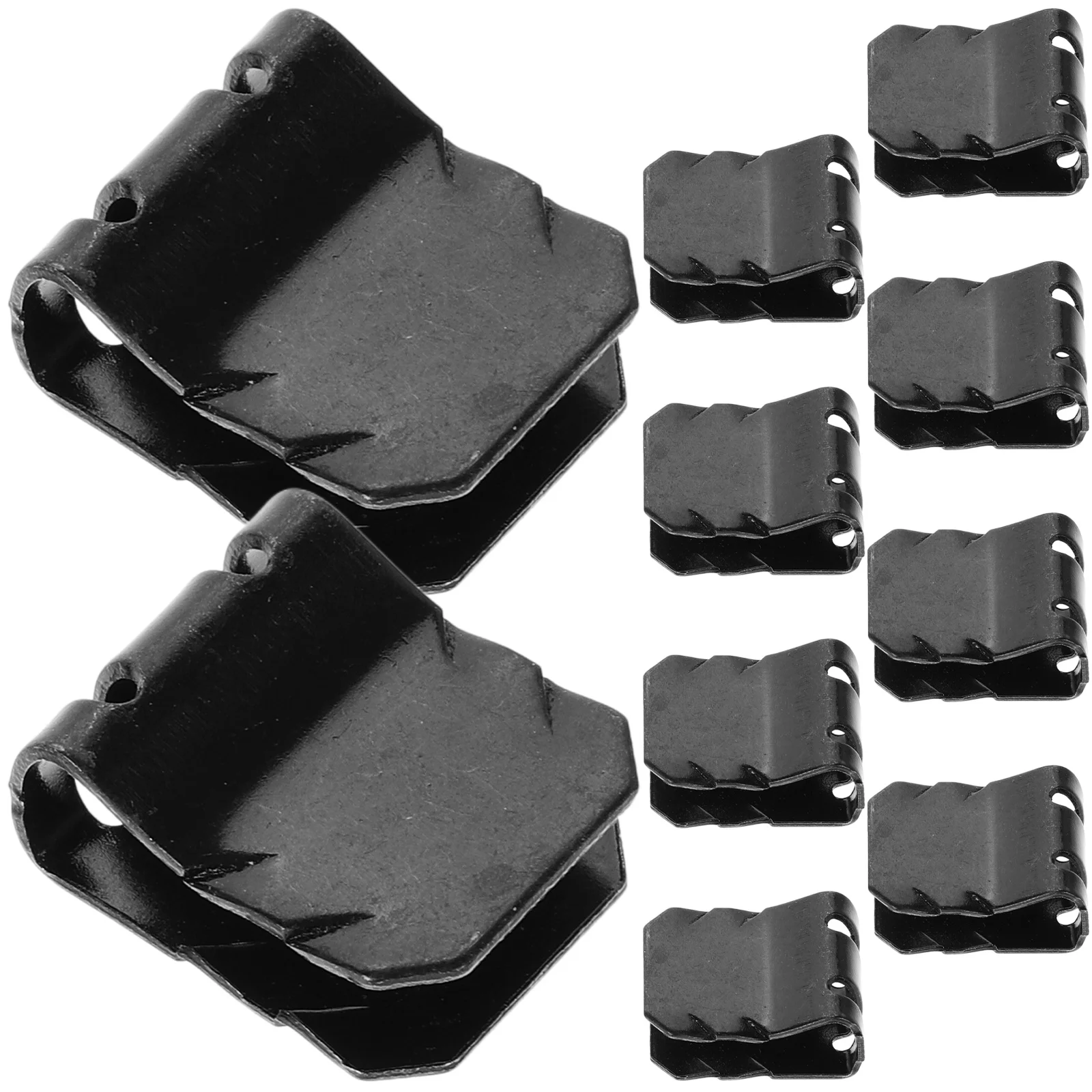 

10Pcs Clips Automotive Metal Retainer Mud Shield Fasteners for Car Engine Hood Support Rod Replacement Parts