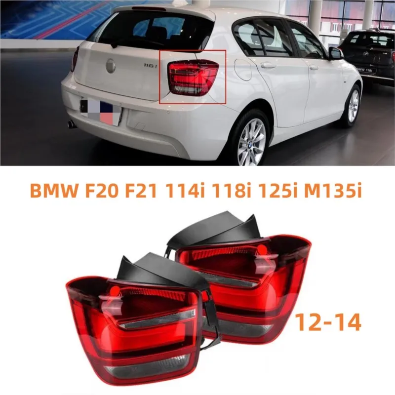 For BMW F20 F21 114i 118i 125i M135i 2012-2014 LED Tail Light Rear Light Brake Warning Lamp Reversing Bumper Tail Light Assembly 