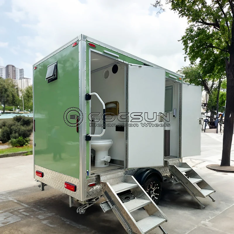 

Industrial Construction Site Portable Toilet Trailer Durable Design with High Capacity and Easy Maintenance for Crews ﻿