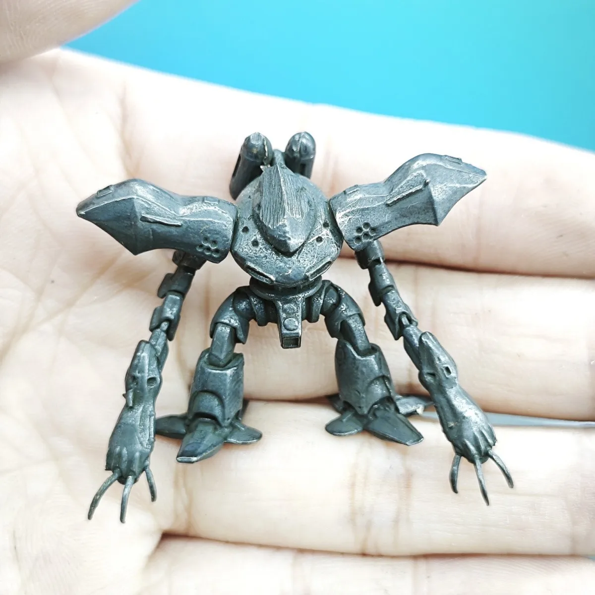 Brass Alien Mecha Miniature Model Creature Figurine Diorama Sand Table Decor Micro Landscape Tabletop Ornament