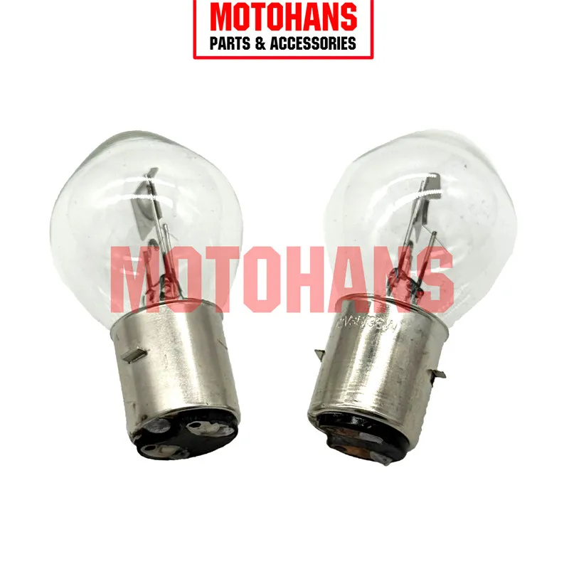 

1/5 PCS HALOGEN HEAD LIGHT LAMP BULB B35 12V35/35W DOUBLE HEAD MOTORCYCLE ACCESSORIES FOR MOPED SCOOTER DIRT BIKE