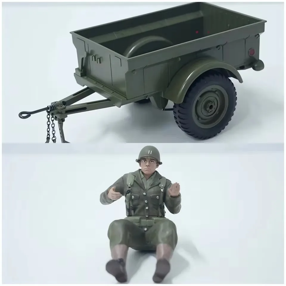 JHD FOR JJRC C8815 Rc Car 1941 JEEP WILLYS 2.4g 4wd RTR Crawler Climbing Scale Military Truck Offroad Vehicle C8815 Car Gift image 3