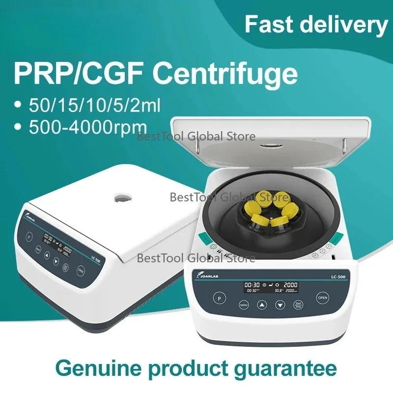 

P-RP Centrifuge Machine PR-F CG-F Plas-ma Centrifuge Labor-atory For 2/5/10ml Blo-od Tube And 15/50ml Centrifuge Tube 4000rpm