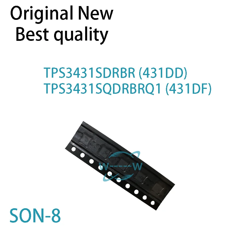 (5 PCS)NEW TPS3431SDRBR 431DD TPS3431SQDRBRQ1 431DF TPS3431S TPS3431SQ TPS3431 SON-8 IC Chip electronic