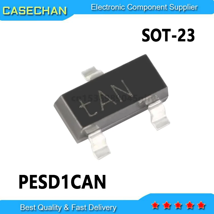 100PCS  PESD1CAN  SOT-23