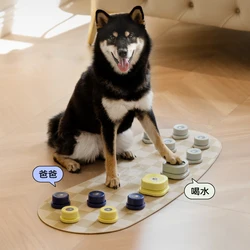 Mewoofun Communication Button for Dog Cat Recordable Device Train Pets to Be Smarter Feeding Ringing Bell Puppies Sounds Maker