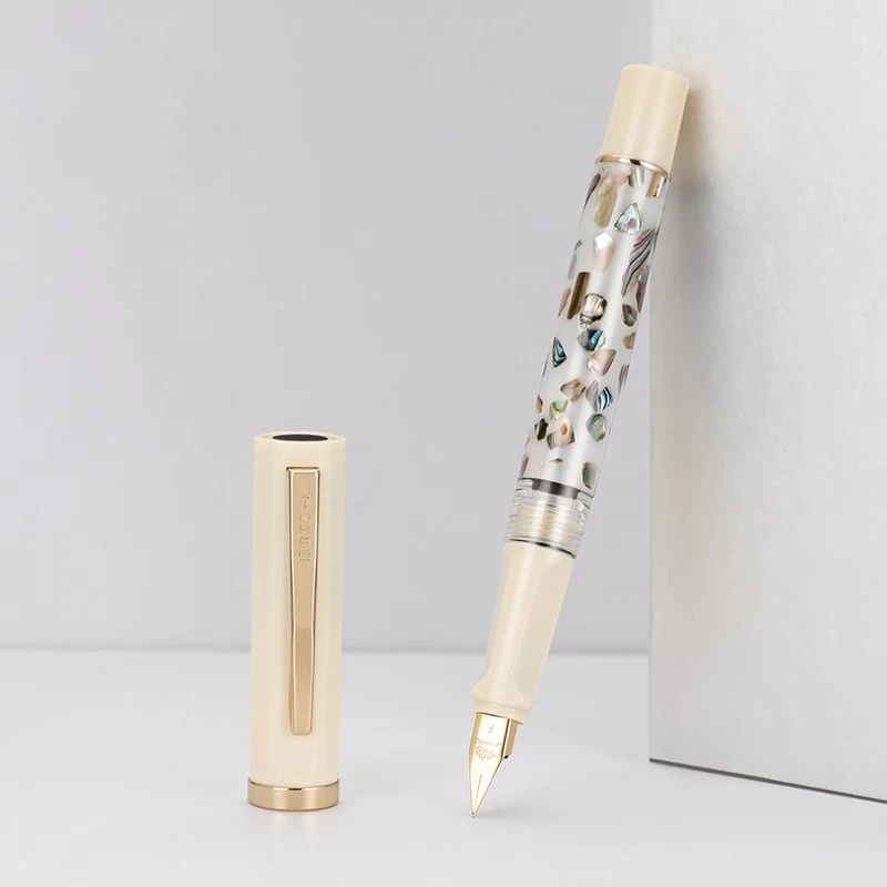 

Jinhao Fountain Pen 58 Shell Carving Students Practicing Business Office Signature Pen Teacher Replaceable Ink Sac Stationery