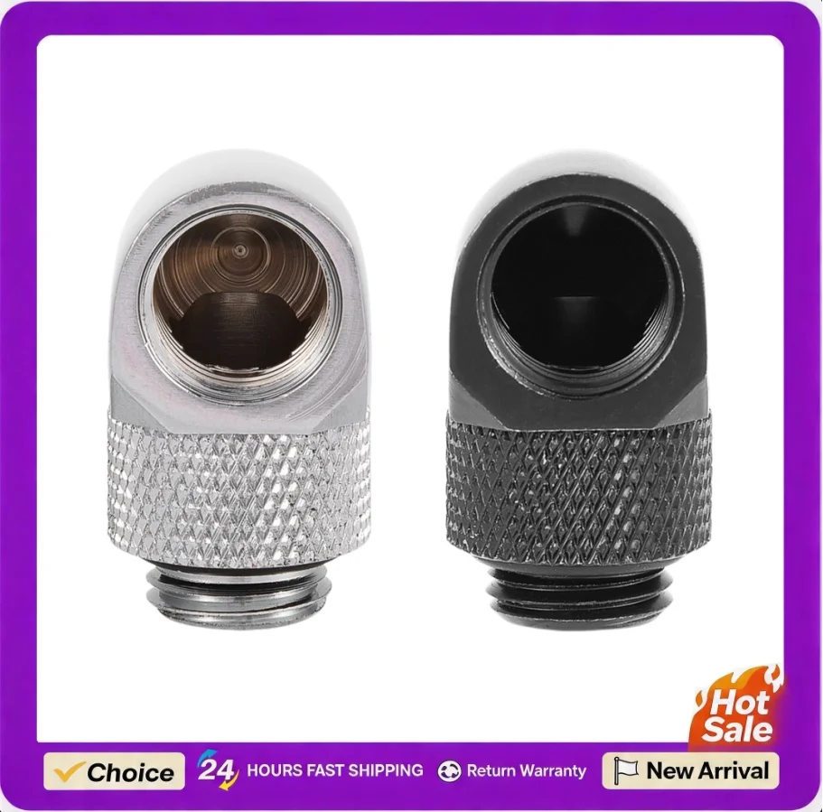 

Barb Connector 90 Degrees PC Water Cooling Two touch Fitting for Tube Elbow Barb Barb Fitting G1/4 Thread Elbow Barb Connector