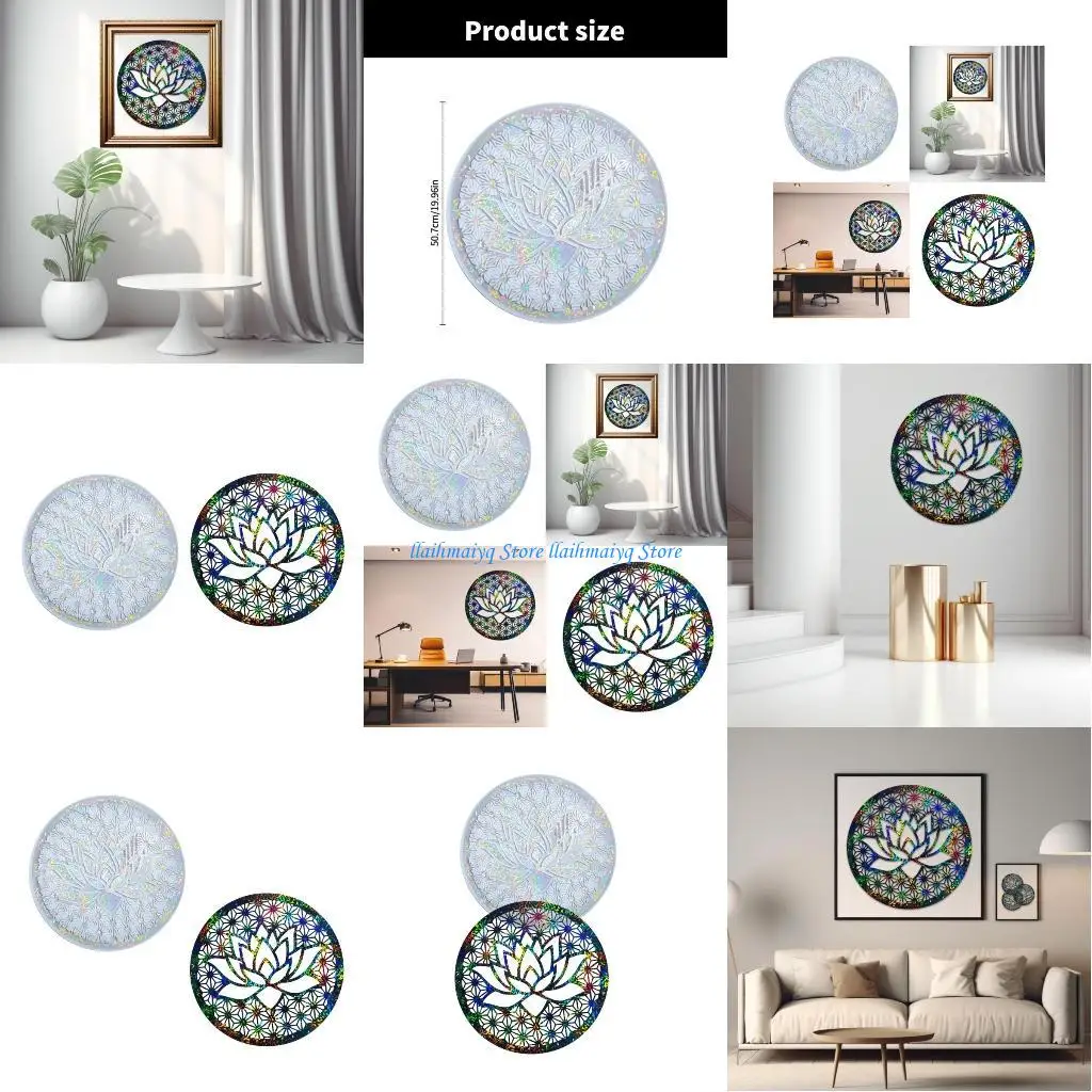 

573B Flexible Silicone Mold for Resin Epoxy Castes with Irregular Lotuses Shaped