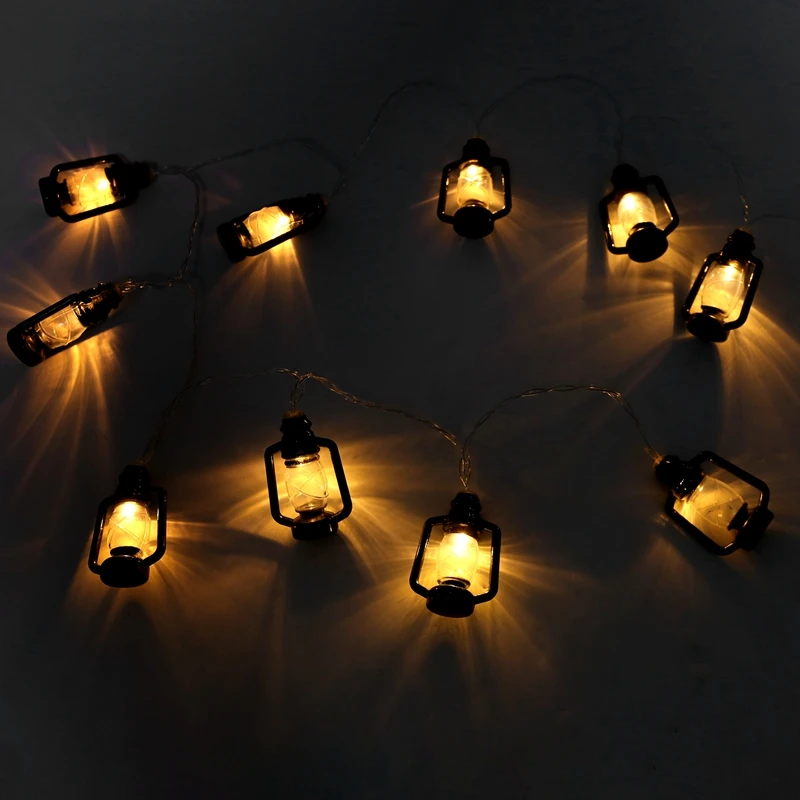 

Islamic Eid Ramadan Muslim Led String Light 1.5M 10 Led Lantern Decoration Light For Hari Raya Puasa Christmas Lantern Valentine