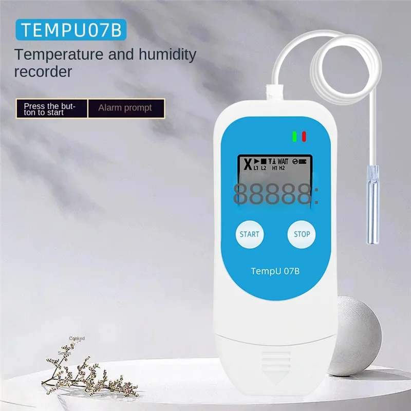 A003 Tempu 07B Temperature/Humidity Recorder Digital USB Data Logger Thermometer Hygrometer For Refrigerator Storage