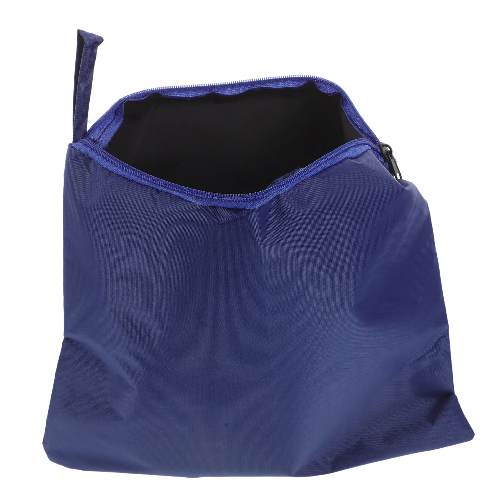 

Oxford Cloth Waterproof Raincoat Storage Bag Blue Zipper Travel Rain Gear Organizer Pouch Wet Clothes Holder Swimming Beach