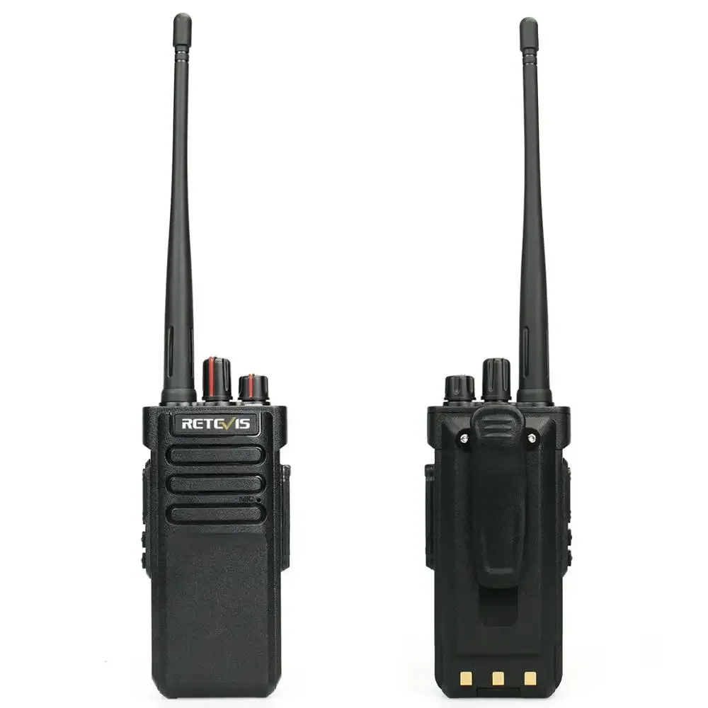 6 パック Retevis RT29 10 ワット長距離暗号化トランシーバースクランブラー UHF400-480MHz 3200mAh スキャン双方向ラジオ + プログラミングケーブル