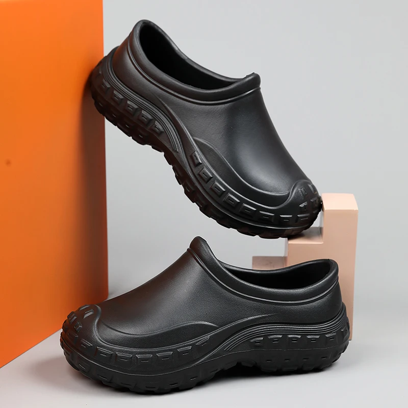 Men's and Women's Chef Shoes, Kitchen-Specific Waterproof, Oil-Proof, and Wear-Resistant Work Shoes, Chef-Specific Sandals