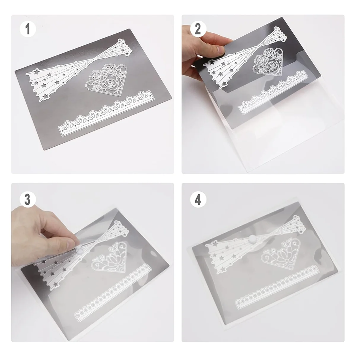 A45I سميكة 8 حزمة شريط ورقي مغناطيسي يستقر وملصقات ل يموت تخزين ختم يموت قطع بطاقة التخزين صنع أ #6