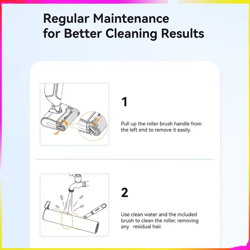 M04K 4PCS Microfiber Brush Roller Replace For Narwal S20 Pro Vacuum Cleaner Spare Parts Efficient Household Cleaning Parts