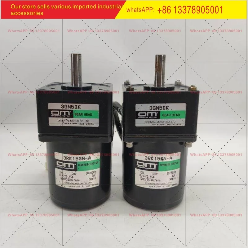 OM Dongfang Gear Motor 3RK15GN-A Gearbox 3GN50K Damping Constant Speed 15W100V