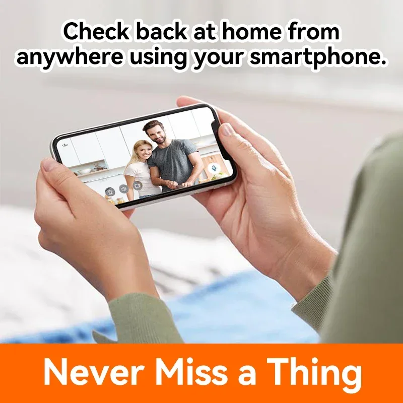 Tuya SmartLife 5MP Robot Shape Cartoon WiFi Long Battery Life Night Vision Remote Control View Record Security MINI Clock Camera