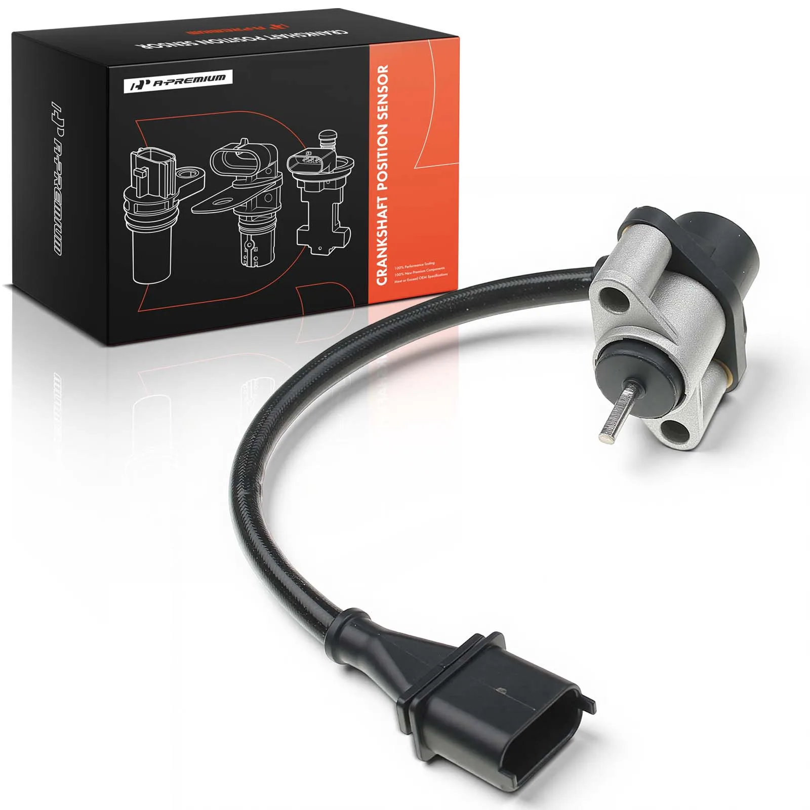 A-Premium Engine Crankshaft Position Sensor for Land Rover Discovery 1999-2004 Range Rover 1999-2002