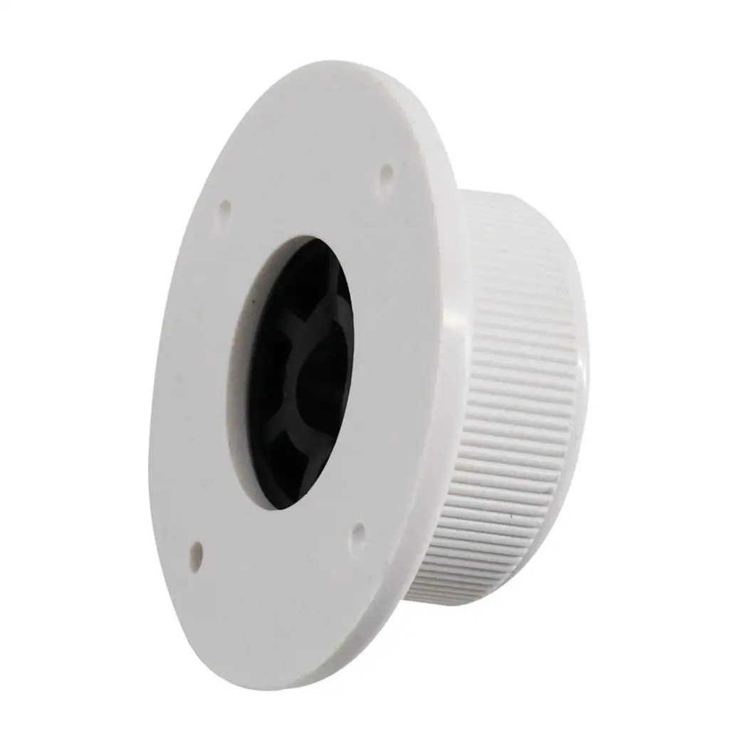Boat Cable Outlet White ABS Watertight Marine Accessory for Water-protected Boat Cabin Installations