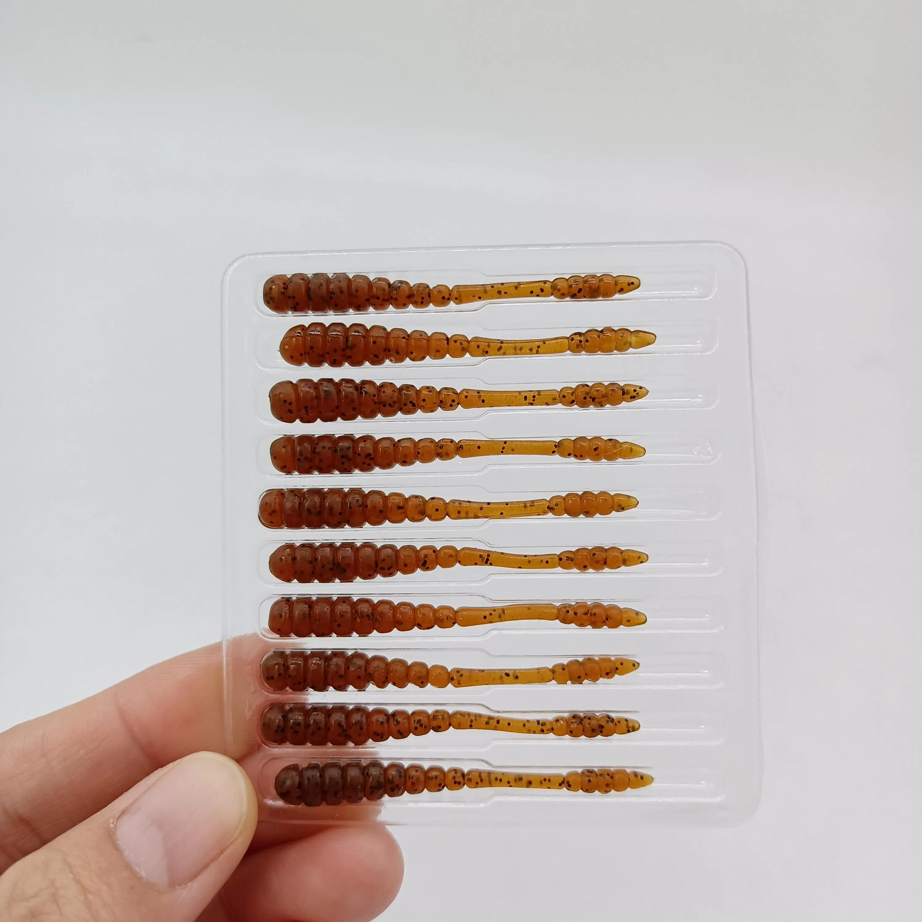 DUODUOYU 10PCS Neue Ajing Weiche Angeln Locken 48mm 0,5g Mini Kunststoff Köder Rockfishing Stream Fluss Meer künstliche Köder Angeln Locken – Detail 6