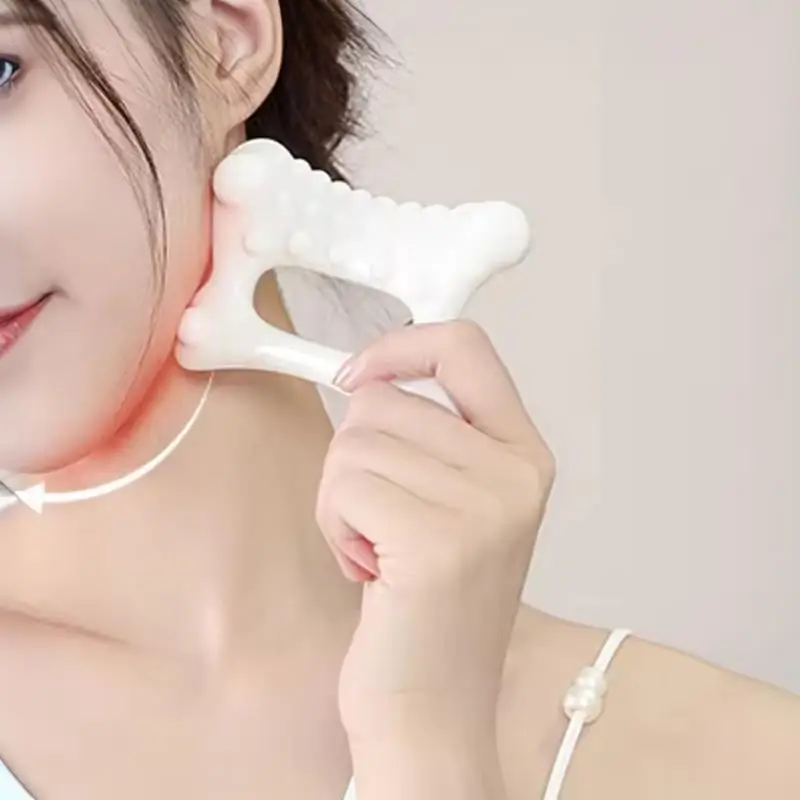 /Kuz/Resin Gua Sha Stone Facial Scraping Tool Body Massage Tool Anti Static Skin Care Scraper For Women