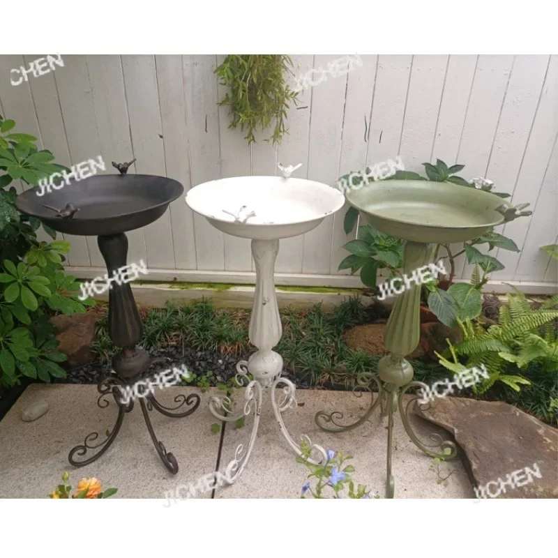 

Железные S-образные подставки для двора JC Villa, две кормушки для птиц, поилки для птиц, кормушки для птиц для домашнего содержания, горшки для корма для птиц, подставки для цветов