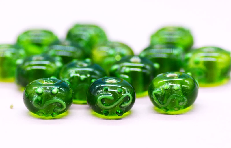 Exquisite ! 240PCS. 9X12MM handmade Italian glass beads