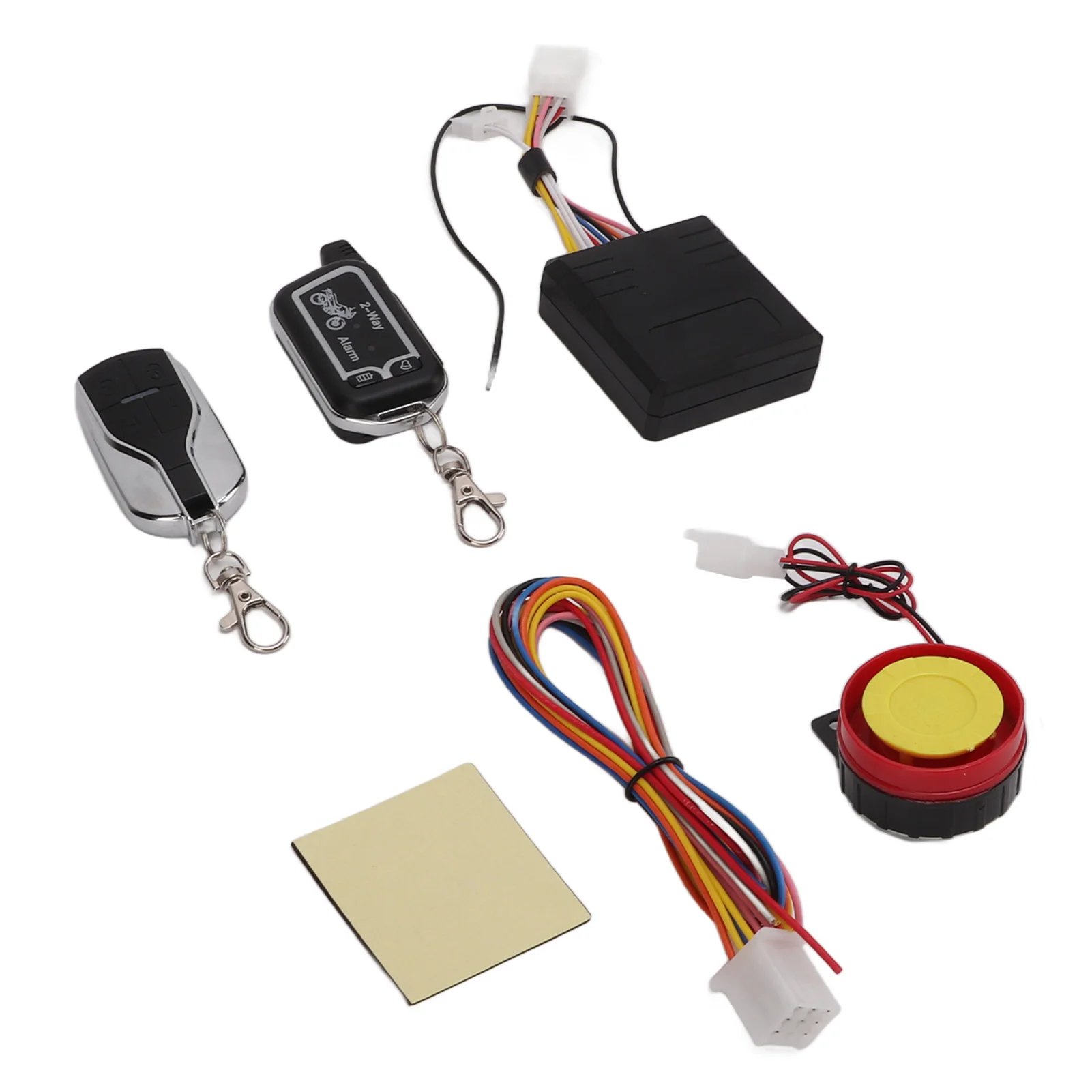 Motorcycle 2 Way Alarm System Vibration Sound Alert Remote Start System Portable Energy Saving Anti Robbery for Motorbike