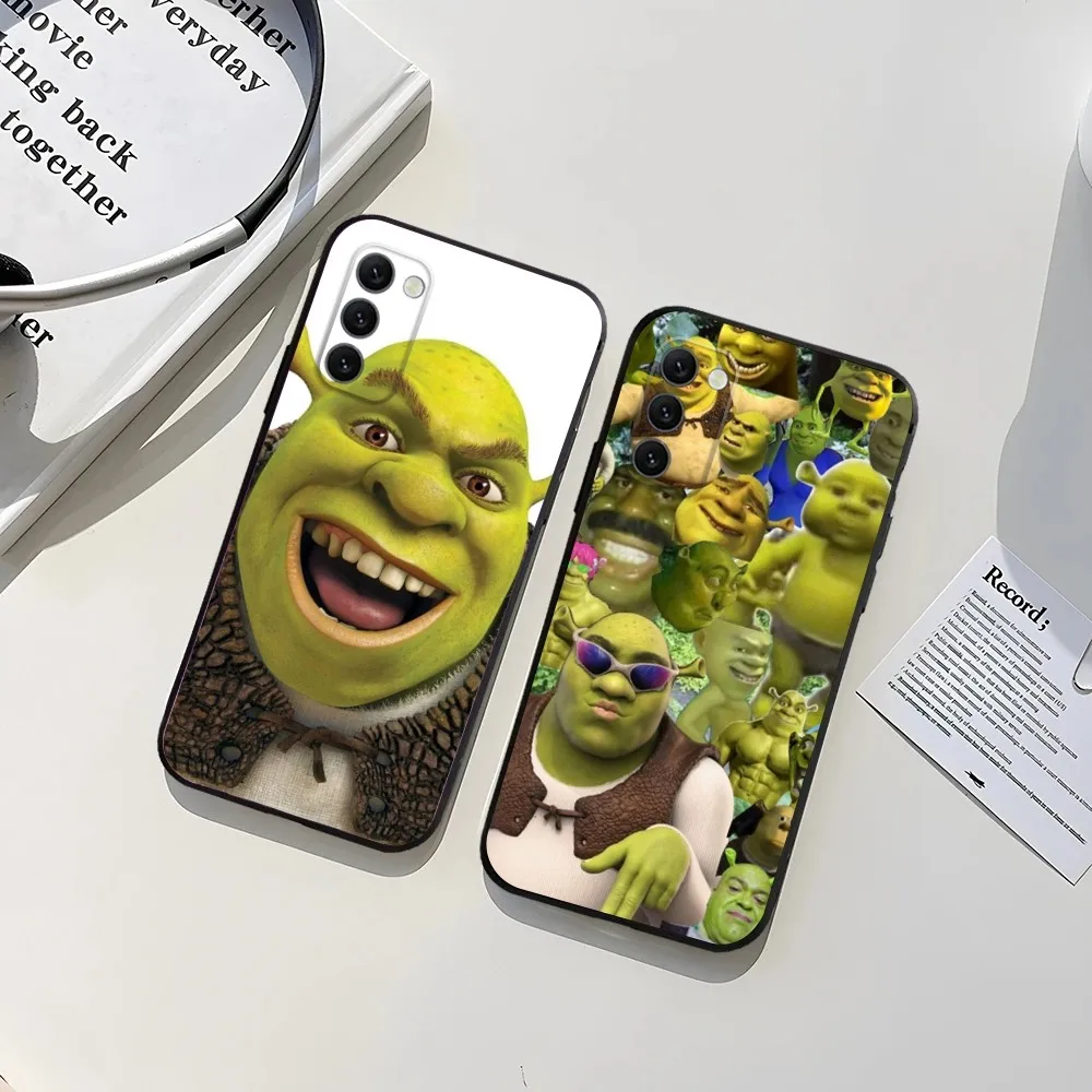 Funny Movie S-Shrek Phone Case For Samsung Galaxy A13,A21s,A22,A31,A32,A52,A53,A71,A80,A91 Soft TPU Protective Cover