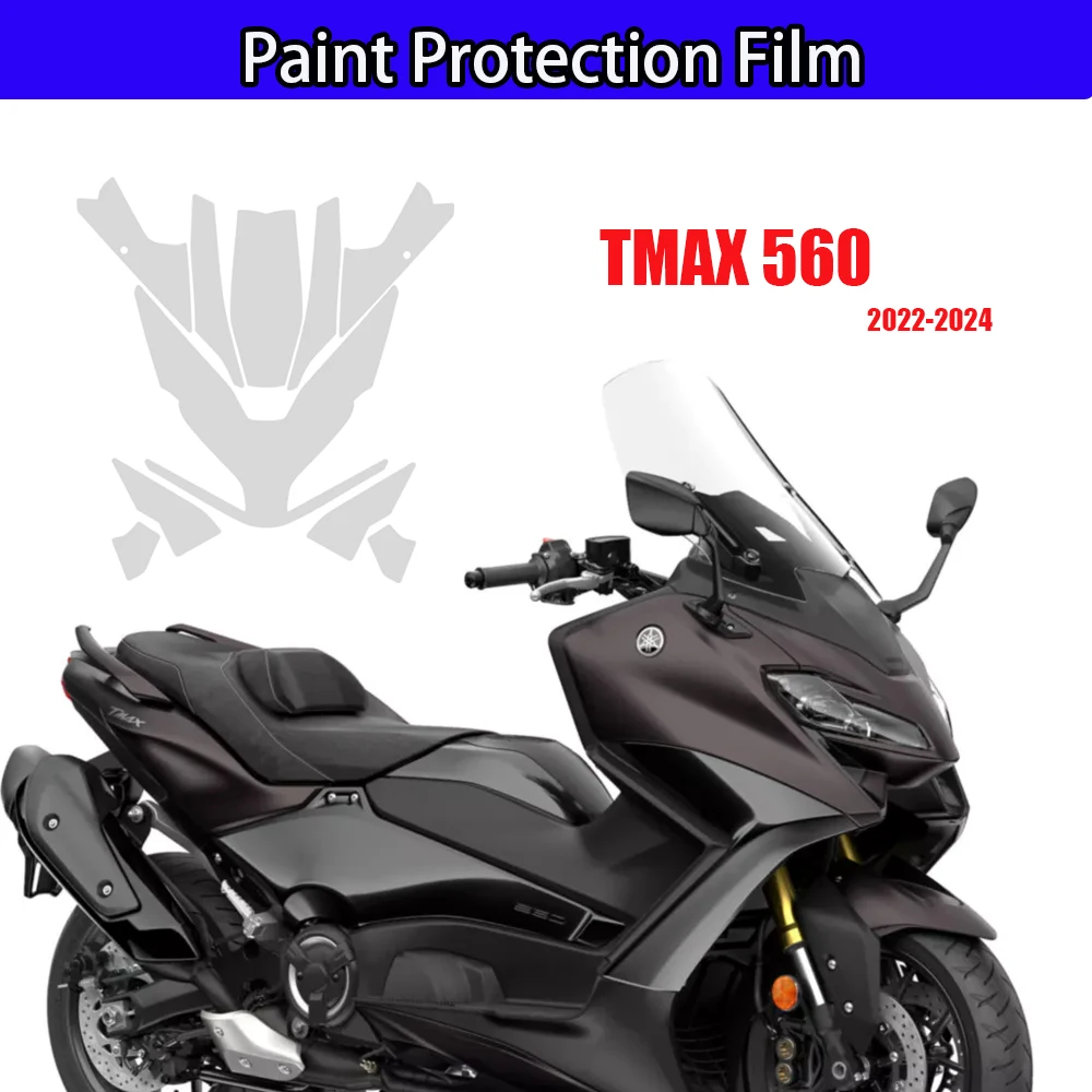 

Набор защитных пленк для мотоцикла PPF T-MAX 560, набор для Yamaha TMax 560 T MAX 560, защитная наклейка из ТПУ для тела, защита от царапин, 2022-24