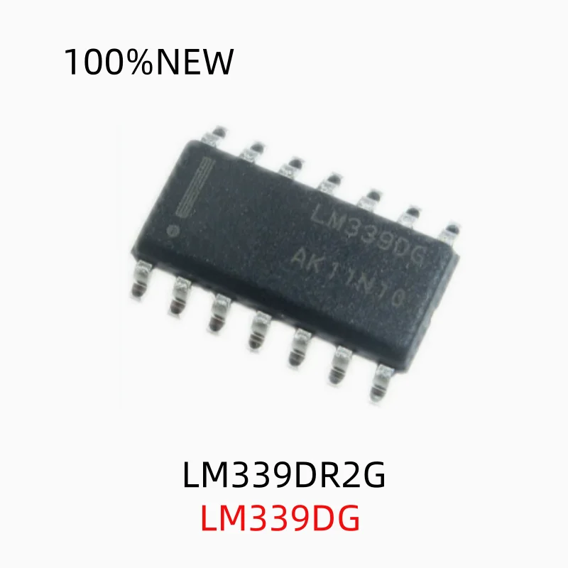 (20 Pieces) 100% New Lm339Dg Lm339Dr2G Sop-14 Four-Way Universal Comparator Chip Ic